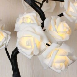 45cm Arbre Lumière De Décoration à 36 LED, Lampe De Nuit Rose Arbre De Table Pour La Décoration De La Maison, Du Mariage Et De Noël, Blanc Chaud - ST0003 -OSRAM || EUROPALAMP Soldes Boutique 100094979 3