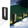 Borne Lumineuse Prise Electrique LED 7W 3000k IP65 Terrasse Eclairage Exterieure Jardin Lampe Noir Design Blanc Chaud Luminaire Etanche Deco Ip65 -OSRAM || EUROPALAMP Soldes Boutique 100155502 1