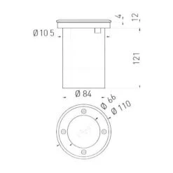 Lot De 10 Spots Exterieur Encastrable IP67 230V Acier Rond Double Presse-étoupe 9 Lot De 10 Spots Exterieur Encastrable IP67 230V Acier Rond Double Presse-étoupe -OSRAM || EUROPALAMP Soldes Boutique 10405699 3