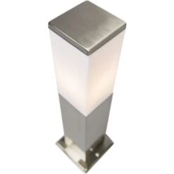QAZQA Malios - Éclairage De Terrasse Et D'allée De Jardin Moderne - 1 Lumière - L 80 Mm - Acier - Design,Moderne - Éclairage Extérieur -OSRAM || EUROPALAMP Soldes Boutique 11227048 5