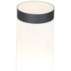 QAZQA Rox - Éclairage De Terrasse Et D'allée De Jardin Moderne - 1 Lumière - Ø 75 Mm - Gris Foncé - Moderne - Éclairage Extérieur -OSRAM || EUROPALAMP Soldes Boutique 11227457 3