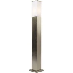 QAZQA Malios - Éclairage De Terrasse Et D'allée De Jardin Moderne - 1 Lumière - L 80 Mm - Acier - Design,Moderne - Éclairage Extérieur -OSRAM || EUROPALAMP Soldes Boutique 11227720 3