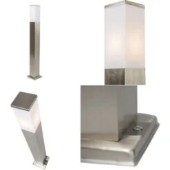 QAZQA Malios - Éclairage De Terrasse Et D'allée De Jardin Moderne - 1 Lumière - L 80 Mm - Acier - Design,Moderne - Éclairage Extérieur -OSRAM || EUROPALAMP Soldes Boutique 11227720 4