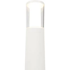 QAZQA Carlo - LED Dimmable Lampe Sur Pied Extérieur Moderne Variateur Inclus - 1 Lumière - Ø 95 Mm - Blanc - Moderne - Éclairage Extérieur -OSRAM || EUROPALAMP Soldes Boutique 11228280 4