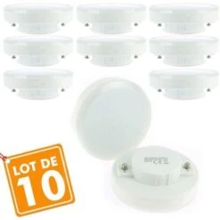 Lot De 10 Ampoules LED GX53 7W Eq 50W Température De Couleur: Blanc Froid 6000K -OSRAM || EUROPALAMP Soldes Boutique 11244069 2