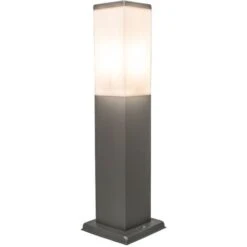 QAZQA Malios - Éclairage De Terrasse Et D'allée De Jardin Moderne - 1 Lumière - L 80 Mm - Gris Foncé - Design,Moderne - Éclairage Extérieur -OSRAM || EUROPALAMP Soldes Boutique 11316084 3
