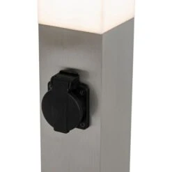 QAZQA Malios - Lampe Extérieure à Douille Moderne - 1 Lumière - L 80 Mm - Acier - Design,Moderne - Éclairage Extérieur -OSRAM || EUROPALAMP Soldes Boutique 11612937 3