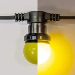 Ampoule Led Jaune Conçue Pour Guirlande Guinguette IP65 1,3W - Ampoule Led E27 Jaune - Ampoule 5cm Pour Guirlande Guinguette Culot E27 Jaune -OSRAM || EUROPALAMP Soldes Boutique 11769177 3