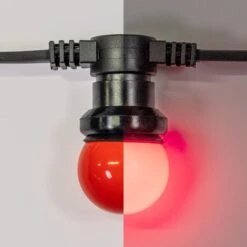 Ampoule Led Rouge Conçue Pour Guirlande Guinguette IP65 1,3W - Ampoule Led E27 Rouge - Ampoule 5cm Pour Guirlande Guinguette Culot E27 Rouge -OSRAM || EUROPALAMP Soldes Boutique 11769178 3