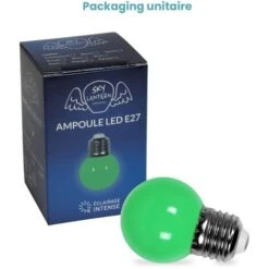 Ampoule Led Verte Conçue Pour Guirlande Guinguette IP65 1,3W - Ampoule Led E27 Verte - Ampoule 5cm Pour Guirlande Guinguette Culot E27 Verte 11 Ampoule Led Verte Conçue Pour Guirlande Guinguette IP65 1,3W - Ampoule Led E27 Verte - Ampoule 5cm Pour Guirlande Guinguette Culot E27 Verte -OSRAM || EUROPALAMP Soldes Boutique 11769191 5
