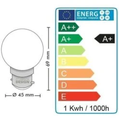 Blister 5 Ampoules Led Blanc Chaud équivalent à 10 Watt Guirlande Guinguette -OSRAM || EUROPALAMP Soldes Boutique 13400722 4