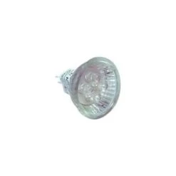 Ampoules Leds 12v - : - Puissance : 0,4 W - Couleur De La Lumière : Froide - Alimentation : 12 V DC - Diamètre : 35 Mm - Culot : GU 4,0 - Nombre De LED : 4 - VOKIL