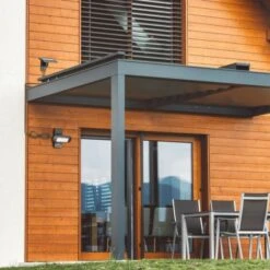 Lampe Solaire LED Extérieur Avec Détecteur De Mouvements PIR Projecteur Mural Maison Terrasse Balcon IP44 Noir -OSRAM || EUROPALAMP Soldes Boutique 14351166 4