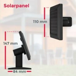 Lampe Solaire LED Extérieur Avec Détecteur De Mouvements PIR Projecteur Mural Maison Terrasse Balcon IP44 Noir -OSRAM || EUROPALAMP Soldes Boutique 14351166 5