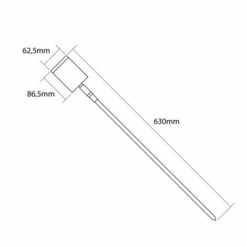 Spot Sur Piquet Extérieur GU10 - IP65 - Orientable