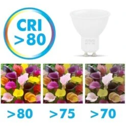 Lot De 10 Spot Ampoules LED GU10 7W Eq. 60W Dimmable Température De Couleur: Blanc Chaud 2700K -OSRAM || EUROPALAMP Soldes Boutique 14646599 3