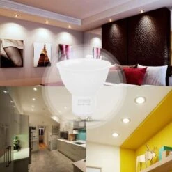 Lot De 10 Spot Ampoules LED GU10 7W Eq. 60W Dimmable Température De Couleur: Blanc Chaud 2700K -OSRAM || EUROPALAMP Soldes Boutique 14646599 4