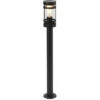 QAZQA Gleam - Lampe Sur Pied Extérieur Moderne - 1 Lumière - Ø 102 Mm - Noir - Moderne - Éclairage Extérieur -OSRAM || EUROPALAMP Soldes Boutique 15114016 1