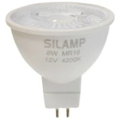 Ampoule LED GU5.3 / MR16 12V 8W SMD 80° (Pack De 10) - Blanc Chaud 2300K - 3500K - SILAMP -OSRAM || EUROPALAMP Soldes Boutique 15479939 5