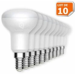 Lot De 10 Réflecteur R50 LED Culot E14 6W Eq. 50W Blanc Chaud 3000K