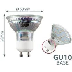 Ampoule LED GU10 Ampoule D'économie D'énergie 3W Blanc Chaud Spot 3000K 7 Ampoule LED GU10 Ampoule D'économie D'énergie 3W Blanc Chaud Spot 3000K -OSRAM || EUROPALAMP Soldes Boutique 16359487 3