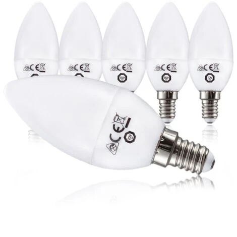 5x Ampoule LED E14 Ampoule D'économie D'énergie 5W Forme Bougie 7 5x Ampoule LED E14 Ampoule D'économie D'énergie 5W Forme Bougie – Image 5