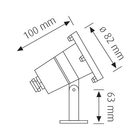 Spot étanche Submersible Sur Pied Orientable IP68 MR16 GU5.3 AC 12Volts 4 Spot étanche Submersible Sur Pied Orientable IP68 MR16 GU5.3 AC 12Volts – Image 2