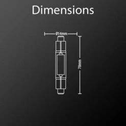 Xanlite - Ampoule RetroLED Crayon, Culot R7S, 4W Cons. (48W Eq.), 470 Lumens, Lumière Blanc Chaud - ALR7S600 -OSRAM || EUROPALAMP Soldes Boutique 18355815 3