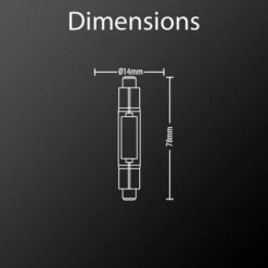 Xanlite - Ampoule RetroLED Crayon, Culot R7S, 4W Cons. (48W Eq.), 470 Lumens, Lumière Blanc Chaud - ALR7S600 -OSRAM || EUROPALAMP Soldes Boutique 18355815 4