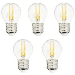 Xanlite - Lot De 5 Ampoules LED Vintage, Culot E27, Blanc Chaud, Spécial Extérieur (IP45) - PACK5RFDV400PA -OSRAM || EUROPALAMP Soldes Boutique 18355819 5