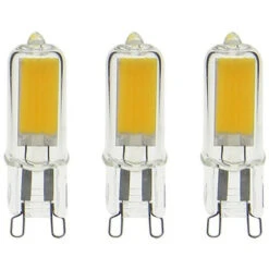 Xanlite - Pack De 3 Ampoules RetroLED Caspule, Culot G9, 2,6W Cons. (20W Eq.), 200 Lumens, Lumière Blanc Chaud - PACK3ALG9200