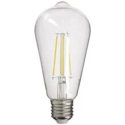 Xanlite - Ampoule à Filament LED Edison, Culot E27, 8W Cons. (75W Eq.), 1055 Lumens, Lumière Blanc Neutre - RFE1055STCW