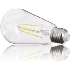 Xanlite - Ampoule à Filament LED Edison, Culot E27, 8W Cons. (75W Eq.), 1055 Lumens, Lumière Blanc Neutre - RFE1055STCW -OSRAM || EUROPALAMP Soldes Boutique 18355850 5