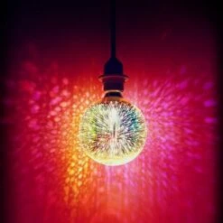 Xanlite - Ampoule LED Déco 3D (G125), Aspect Fireworks, Culot E27, 3,8W Cons. - RFDE400B1253D -OSRAM || EUROPALAMP Soldes Boutique 18355925 3