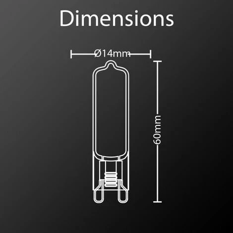 Xanlite - Pack De 2 Ampoules RetroLED Caspule, Culot G9, 3,7W Cons. (40W Eq.), 450 Lumens, Lumière Blanc Neutre - PACK2ALG9400CW 5 Xanlite - Pack De 2 Ampoules RetroLED Caspule, Culot G9, 3,7W Cons. (40W Eq.), 450 Lumens, Lumière Blanc Neutre - PACK2ALG9400CW – Image 3