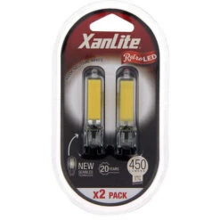 Xanlite - Pack De 2 Ampoules RetroLED Caspule, Culot G9, 3,7W Cons. (40W Eq.), 450 Lumens, Lumière Blanc Neutre - PACK2ALG9400CW 9 Xanlite - Pack De 2 Ampoules RetroLED Caspule, Culot G9, 3,7W Cons. (40W Eq.), 450 Lumens, Lumière Blanc Neutre - PACK2ALG9400CW -OSRAM || EUROPALAMP Soldes Boutique 18355965 4