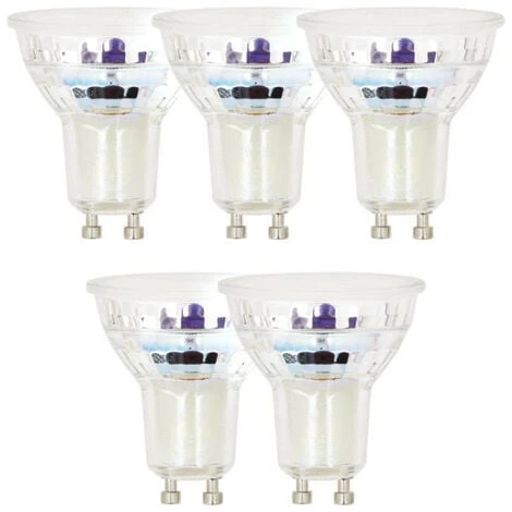 Xanlite - Pack De 5 Spots LED, Culot GU10, 4,8W Cons. (50W Eq.), 345 Lumens, Lumière Blanc Chaud - PACK5RCXG50S 3 Xanlite - Pack De 5 Spots LED, Culot GU10, 4,8W Cons. (50W Eq.), 345 Lumens, Lumière Blanc Chaud - PACK5RCXG50S