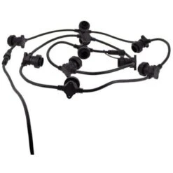 Xanlite - Guirlande Guinguette LED Noire, Compatible Ampoules E27, 5m Extensible - GRL5230VB -OSRAM || EUROPALAMP Soldes Boutique 18355997 3