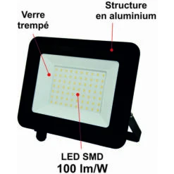 Projecteurs LED 50W 5000 LM 4000K IP65 Connexion En Direct - Garantie 5 Ans -OSRAM || EUROPALAMP Soldes Boutique 19322848 3