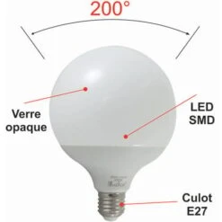 Ampoule LED E27 Globe G120 18W 1825Lm 3000K - Garantie 5 Ans 7 Ampoule LED E27 Globe G120 18W 1825Lm 3000K - Garantie 5 Ans -OSRAM || EUROPALAMP Soldes Boutique 19322859 2