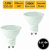 Lot De 2 Ampoules LED GU10 3.6W 230Lm 3000K - Garantie 5 Ans 1 Lot De 2 Ampoules LED GU10 3.6W 230Lm 3000K - Garantie 5 Ans -OSRAM || EUROPALAMP Soldes Boutique 19322880 1