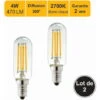 Lot De 2 Ampoules LED Filament E14 4W 470Lm 2700K - Garantie 2 Ans -OSRAM || EUROPALAMP Soldes Boutique 19322905 1
