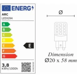 Lot De 2 Ampoules LED G9 3,8W Capsule 470Lm 2700K - Garantie 2 Ans -OSRAM || EUROPALAMP Soldes Boutique 19322907 4