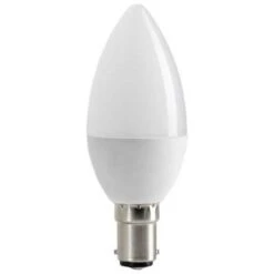 Ampoule LED C37 Type Bougie 6W B15 Blanc Froid 6000K