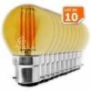 Lot De 10 Ampoules Led Filament Forme G45 4 Watt (éq 42 Watts) Culot B22 -OSRAM || EUROPALAMP Soldes Boutique 20256676 1