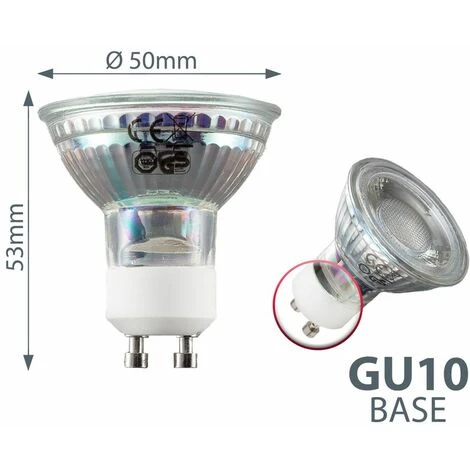 Ampoule LED GU10 Lampe à économie D'énergie 5 Watt Ampoule Set A 5 5 Ampoule LED GU10 Lampe à économie D'énergie 5 Watt Ampoule Set A 5 – Image 3