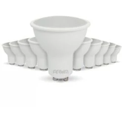 Lot De 10 Ampoules LED GU10 7W Eq. 60W 2700K Blanc Chaud