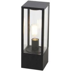QAZQA Charlois - Lampe Sur Pied Extérieur Design - 1 Lumière - L 14 Cm - Noir - Design - Éclairage Extérieur -OSRAM || EUROPALAMP Soldes Boutique 23563312 3