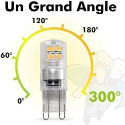 Lot De 3 Ampoules LED G9 1.9W Equivalent 20W Température De Couleur: Blanc Neutre 4000K -OSRAM || EUROPALAMP Soldes Boutique 24065665 4