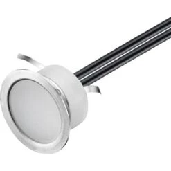 Mini Spot LED Encastrable 1W 12V - Blanc Chaud 3000K